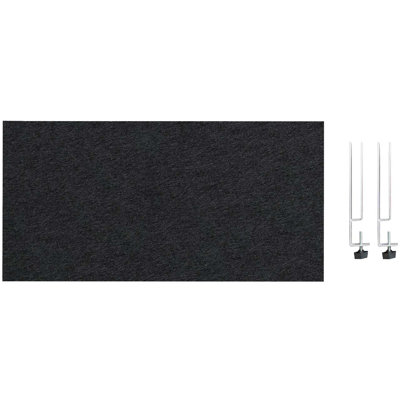 Panneaux d'intimité pour bureau Soundsorb Edge - 24 po x 12 po rectangulaire