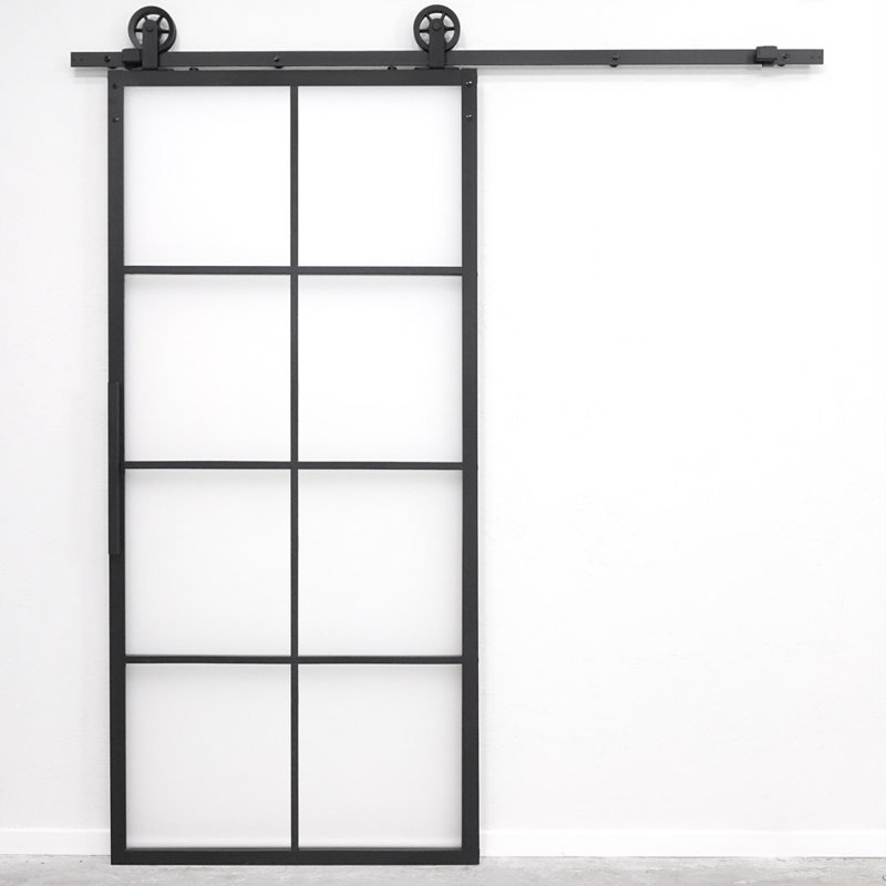 Larissa Metal Sliding Door, 210cm H x 100cm W x 3cm D