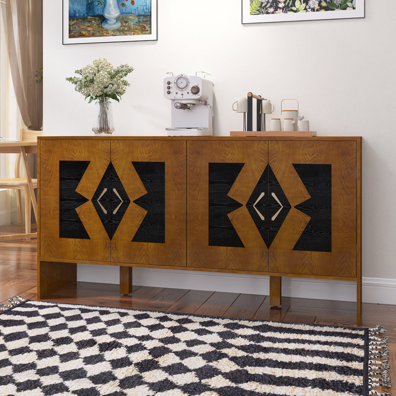 Buffet Mid Mid Modern, Brun