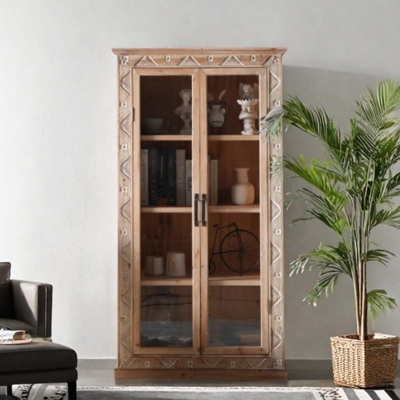 Bibliothèque en bois massif