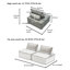 Canapé modulaire 6 pièces Chauna