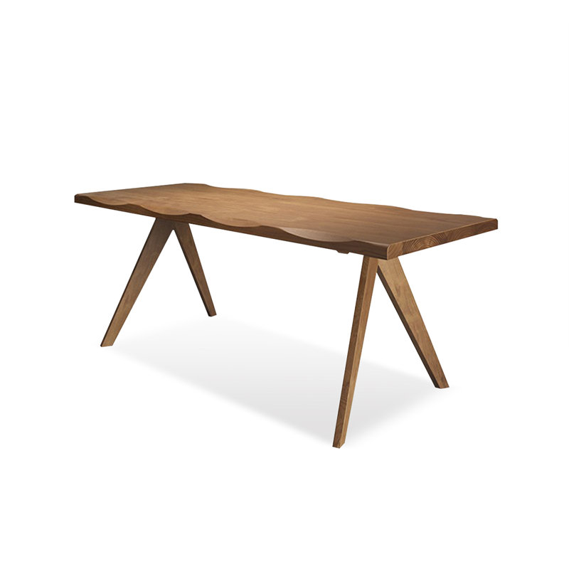 Table de salle à manger Burlywood, 29.53”H x 70.87”L x 31.5”W