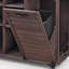 Îlot de cuisine 78,3 "avec table de barbecue pliable-1493466529