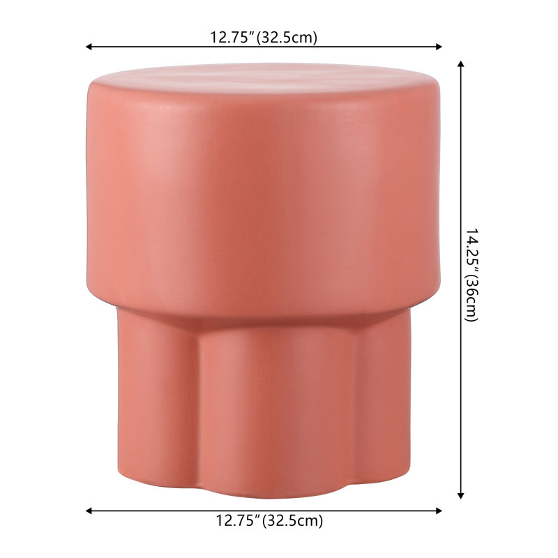 Portside End Table, Terracotta