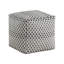 Pouf carré en tissu d'ameublement en tissu jacquard moderne, repose-pieds, repose-pieds antidérapant, fauteuil à billes, repose-pieds 1pc
