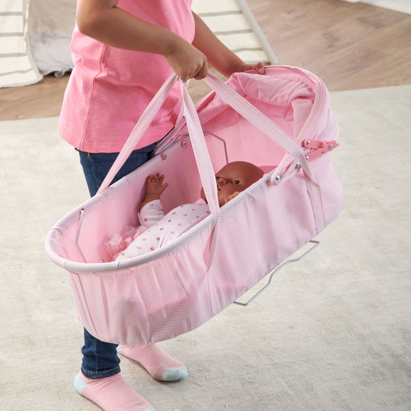 Just Like Mommy 3-In-1 Doll Stroller, Pink Gingham