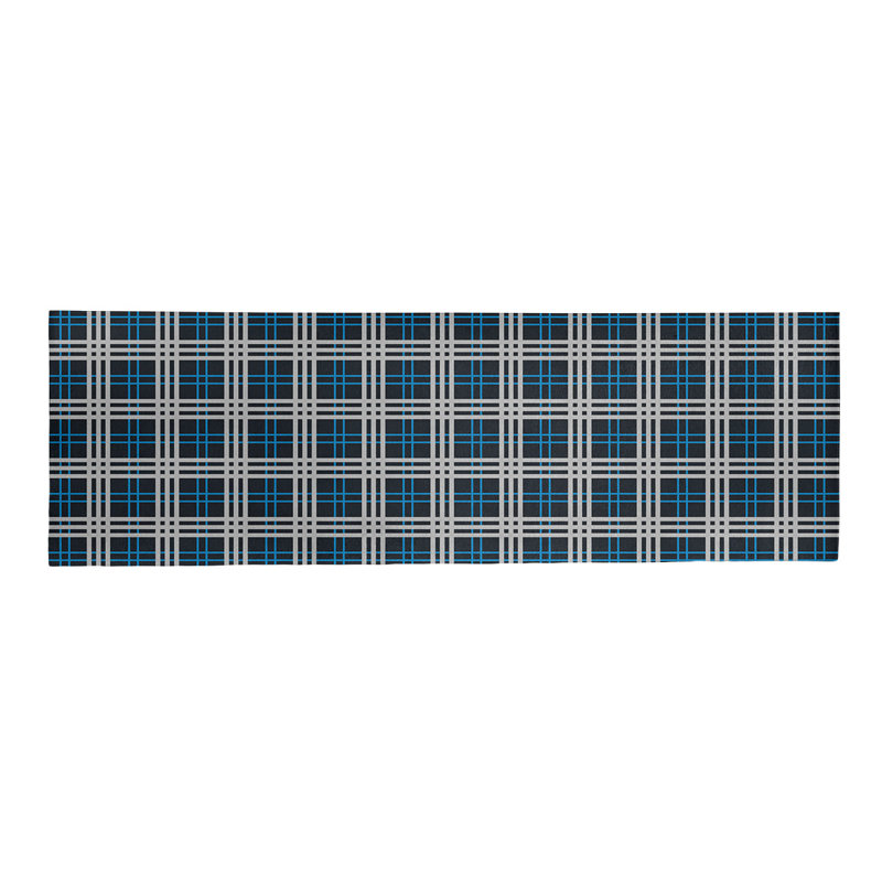 Tapis noir à carreaux, Tapis de couloir 2 pi 6 po x 8 pi