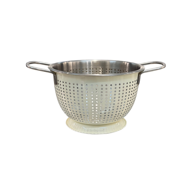 Buckingham Stainless Steel Colander, Cream