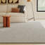 Tapis argenté fait à la main Elle-1075433899