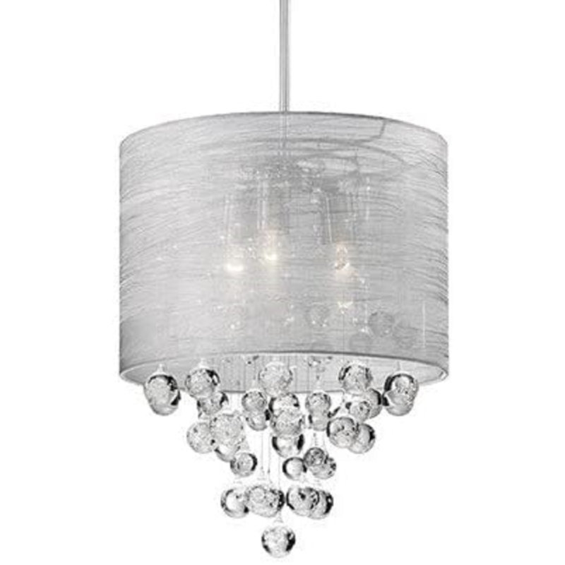 Lustre cylindrique unique à 3 lumières Swindle