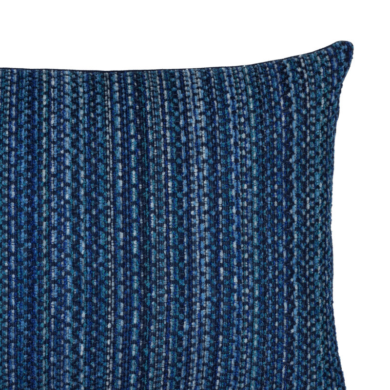Kaleidoscope Indoor/Outdoor Pillow Cover & Insert, Midnight, 12" x 20", Rectangular