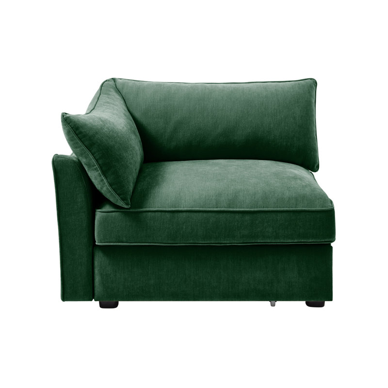 Sofa LSF Velvet-Green, Green