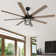 Modern 66 Inch Ceiling Fan With Remote, Light And Reversible DC Motor