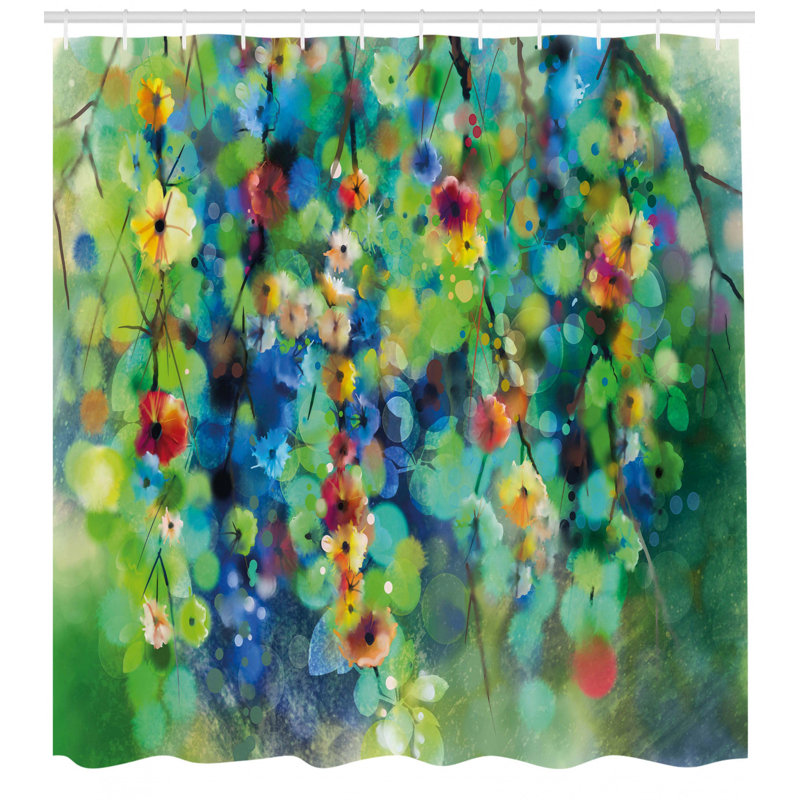 Kris Shower Curtain with Hooks Included, 84" H x 69" W