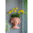 Visage Head Bust Planter, Brown - Home Wall Planter