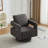 29.13" W Square Swivel Accent Chair, Modern Rotating Arm Chair With Open Back,360 Degree Rotation, Lounge Club Chair With Removable Back Cushion For Living Room, Hotel, Bed Room-928248212