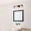 Applique murale 3 lumières pour meuble-lavabo noir avec miroir K9