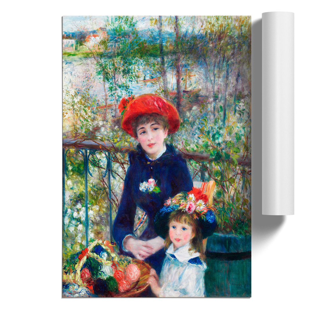 Two Sisters by Pierre Auguste Renoir - Frameless Print