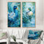 Duck Abstract Ripples II - Duck Wall Decor Set Of 2
