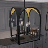 Dukestown 4 - Light Lantern Geometric Chandelier