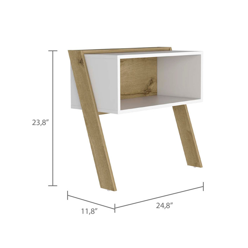 Table de chevet en bois