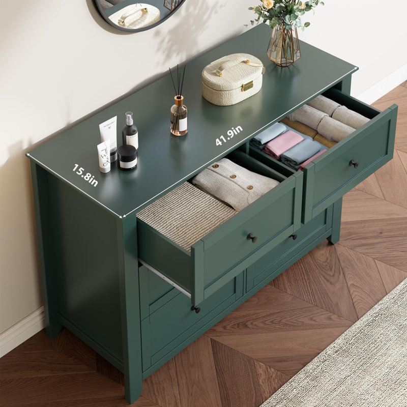 106.4 cm W Chest of 6 Drawers