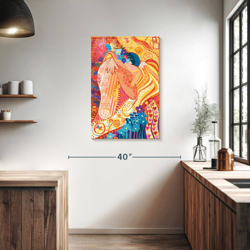 Hardie Ornate Abstract Embrace, 36" H x 24" W