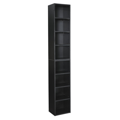 8-Tier Media Tower Rack