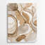 Watercolor Abstract 24 Beige Metal Wall Art-1691725554