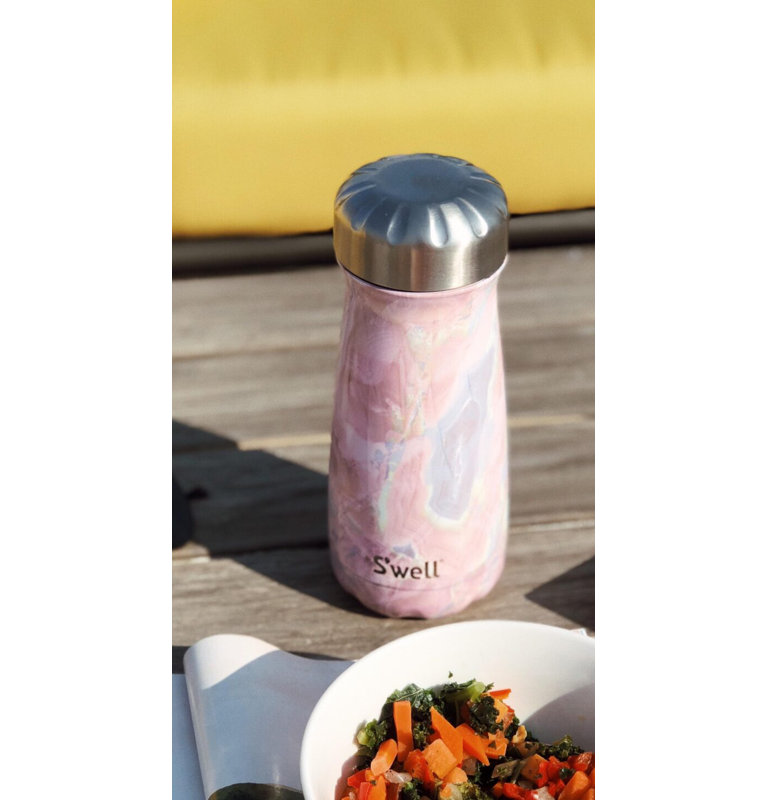S'well Stainless Steel - 16 Fl Oz - Geode Rose - Triple-Layered Vacuum-Insulated Travel Mug