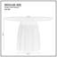 Table de salle à manger 47,24 "Mid-Century-481275251