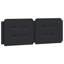 Structure de lit vidaXL sans matelas Zadar gris foncé 137 x 190 cm-2012987971