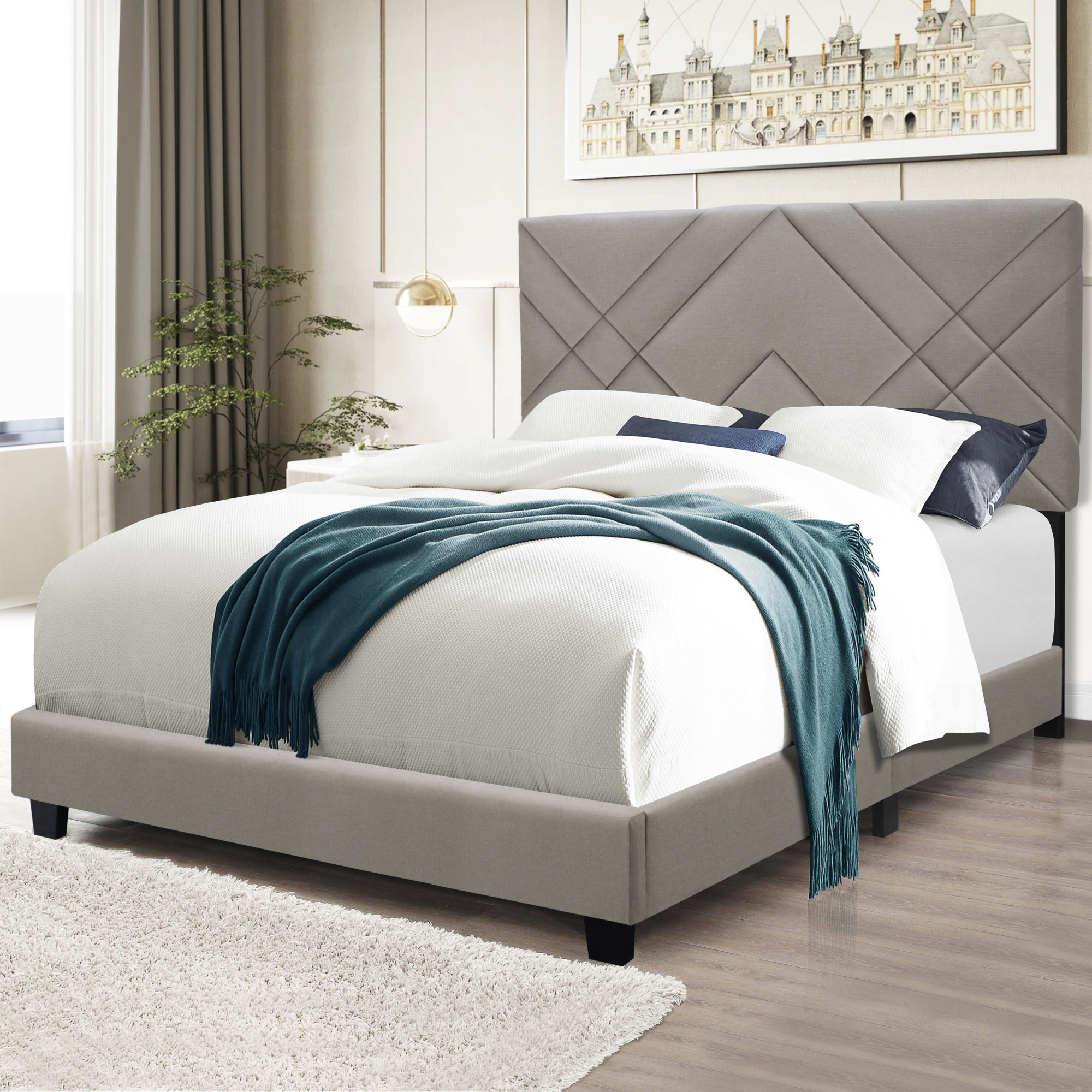 Rosefray Upholstered Platform Bed | Wayfair