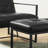 Buren Leather Armchair and Ottoman-90988295