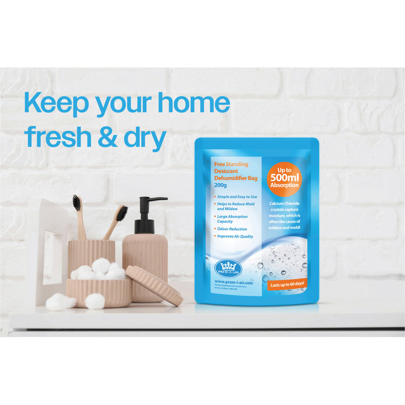 STANDING DEHUMIDIFIER BAG 200g (10Pack)