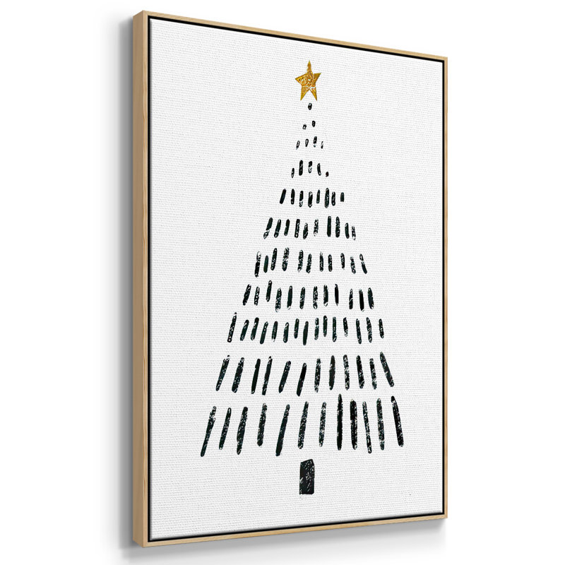 Arbre de Noël, H 41 po x l 27 po x P 1,5 po, Naturel
