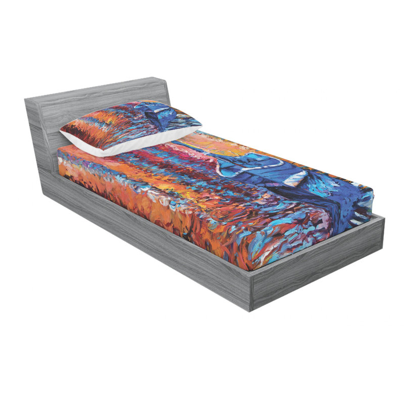 Microfiber Sheet Set, Twin XL Sheet Set with Fitted Sheet