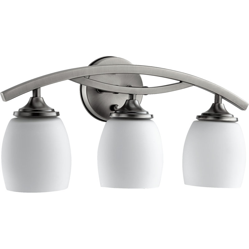 Coldwell 3 - Light Vanity Light, Antique Silver