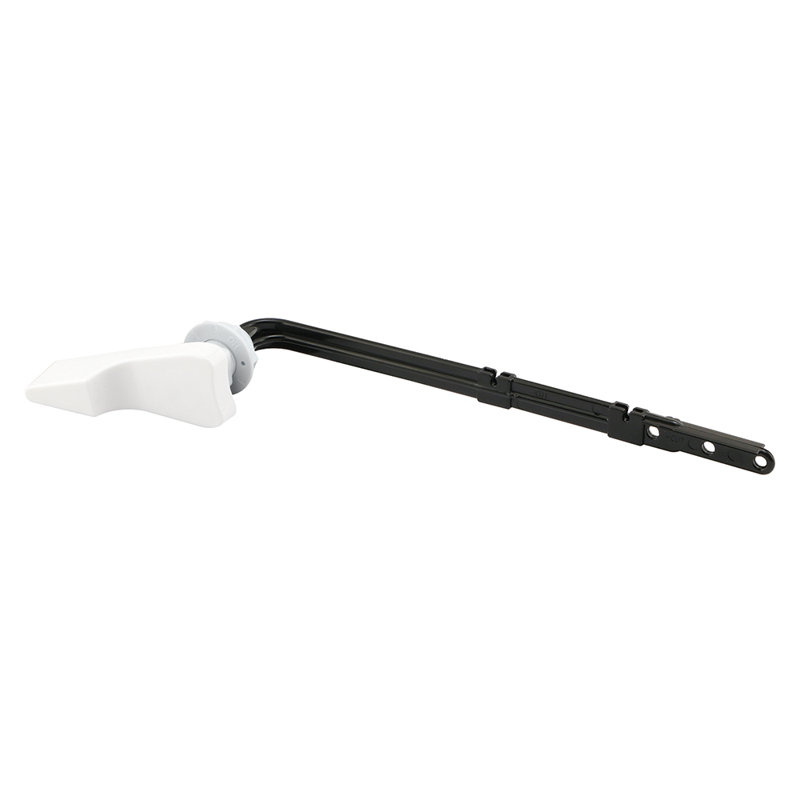Levier de réservoir de toilette Prime-Line, réglable, en plastique, poignée blanche, convient à Fluidmaster Sure-Fit (paquet de 1)