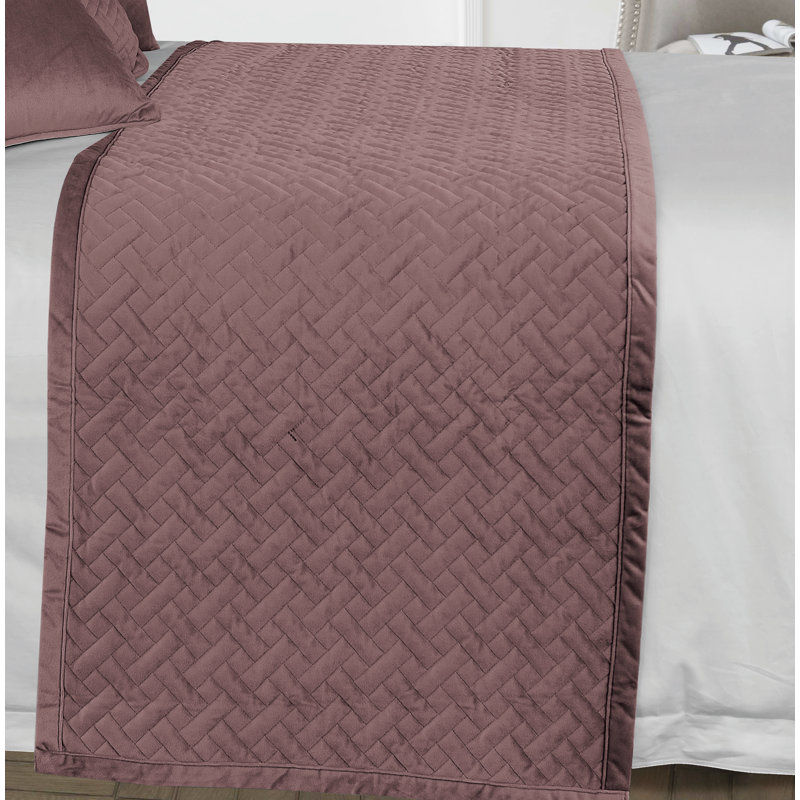 Ariel Bed Runner, Blush