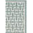 Rodgers Flat Weave Banana Silk/Wool/Cotton Geometric Rug in Seafoam/Ivory-196239538