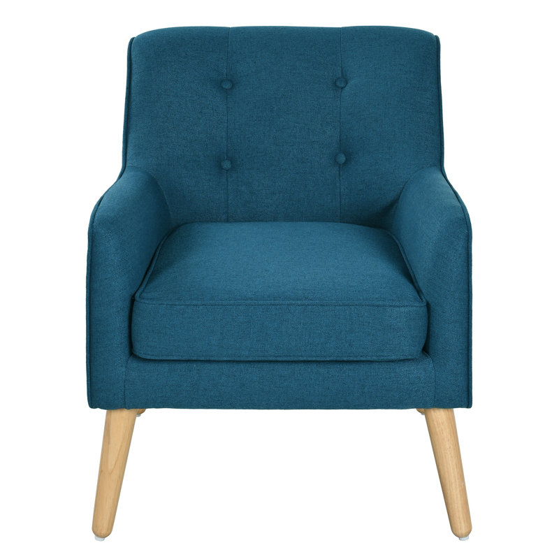 Fauteuil Mid-Century, Blue