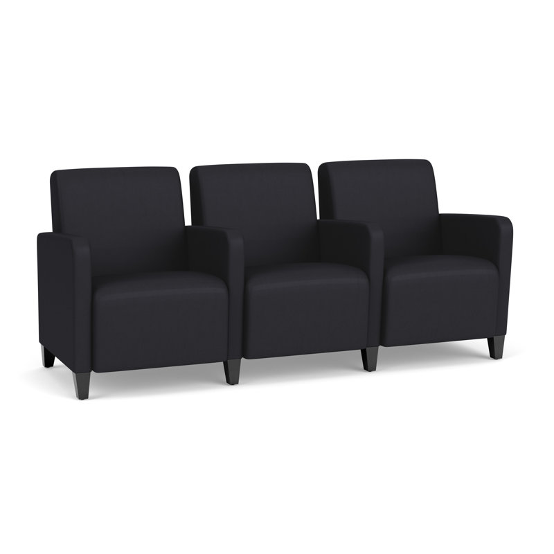 Sièges tandem Ravenna, Bois noir, Noir Patriot Plus