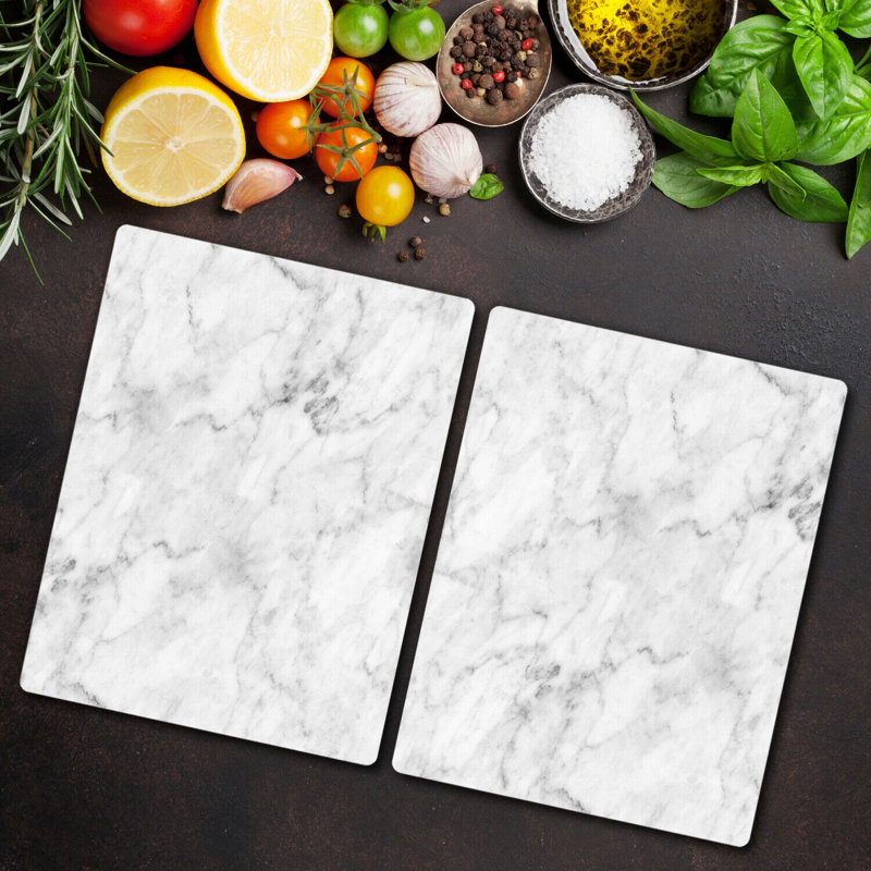 Lalma Marble Light Modern Abstract Chopping Board, 30cm L x 52cm W