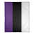 Purple/Black/White