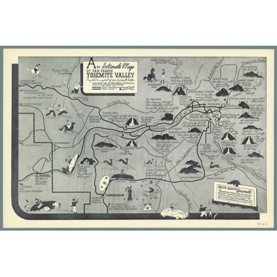 Hannahmae " Yosemite Valley Map "