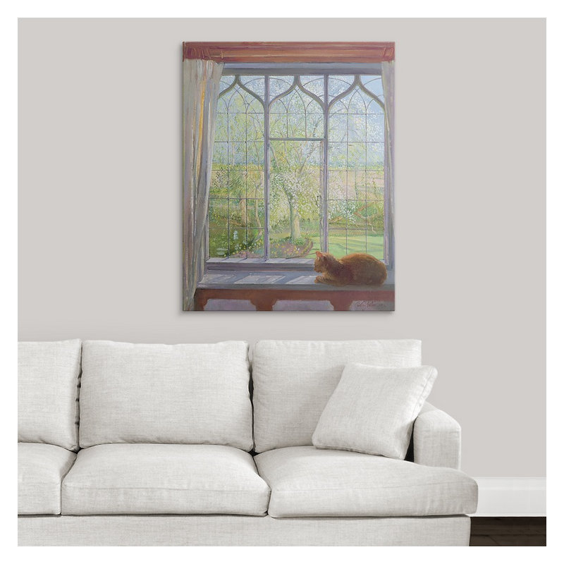 «Murguia Window in Spring», reproduction d'art, H 20 po x l 16 po x P 1,5 po, Toile
