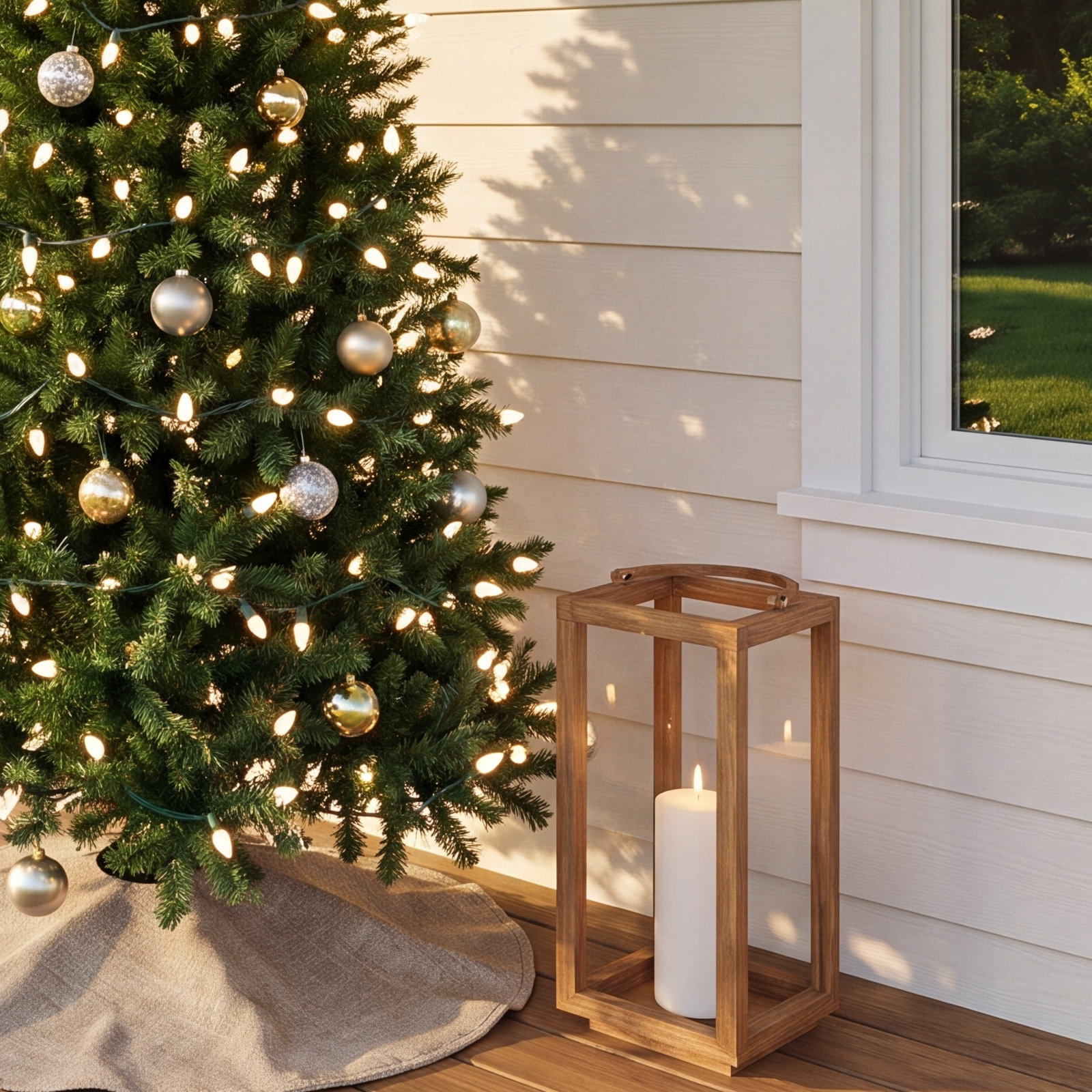 70-Light C6 LED Christmas String Lights, Cool White