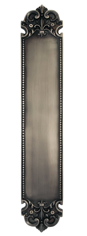 Classic Push/Pull Plate, Bright Chrome