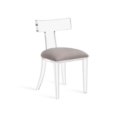 Hadrian 19'' H Velvet Upholstered Stacking Side Chair